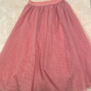 Charotte Russell Junior Skirt with Toole Size XS Mauve/Rose color